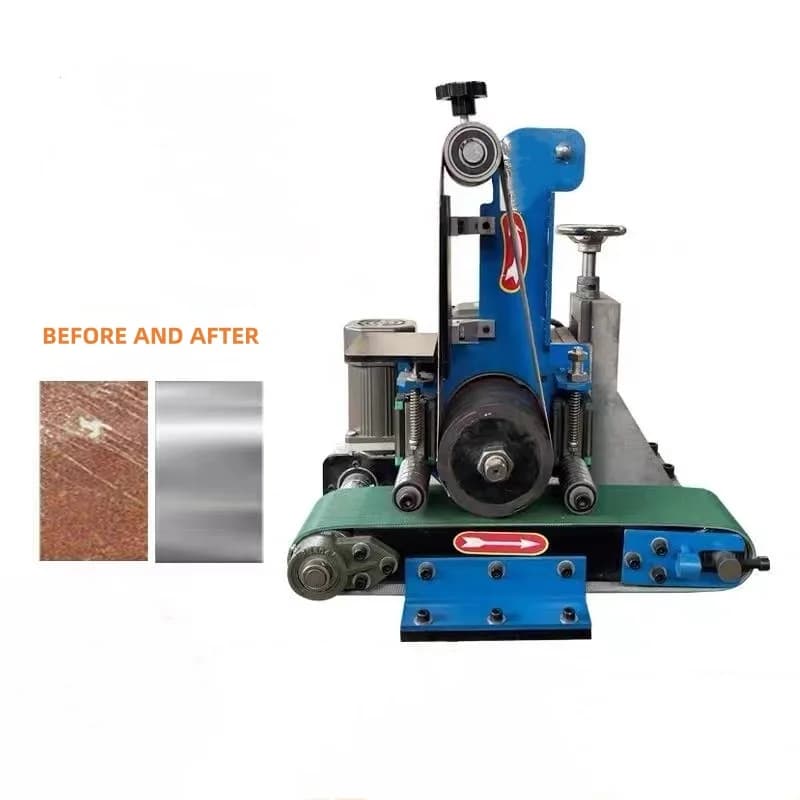 New Automatic Metal Sanding & Polishing Flat Grinding Machine with Disc Deburring Tool Gearbox & Motor-Core Components