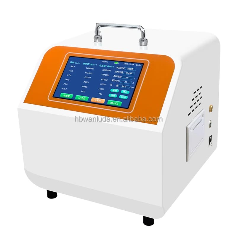 Fully Automatic Laser Particle Counter Cleanroom Dust Particle Counter 220V 1-Year Warranty