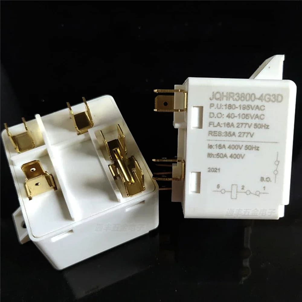 WZ-5 Pin Compressor Relay Starter JQ3800-4G3D/JQHR3800-4G3D For Air Conditioner Refrigerator Ice Maker Repair Accessories