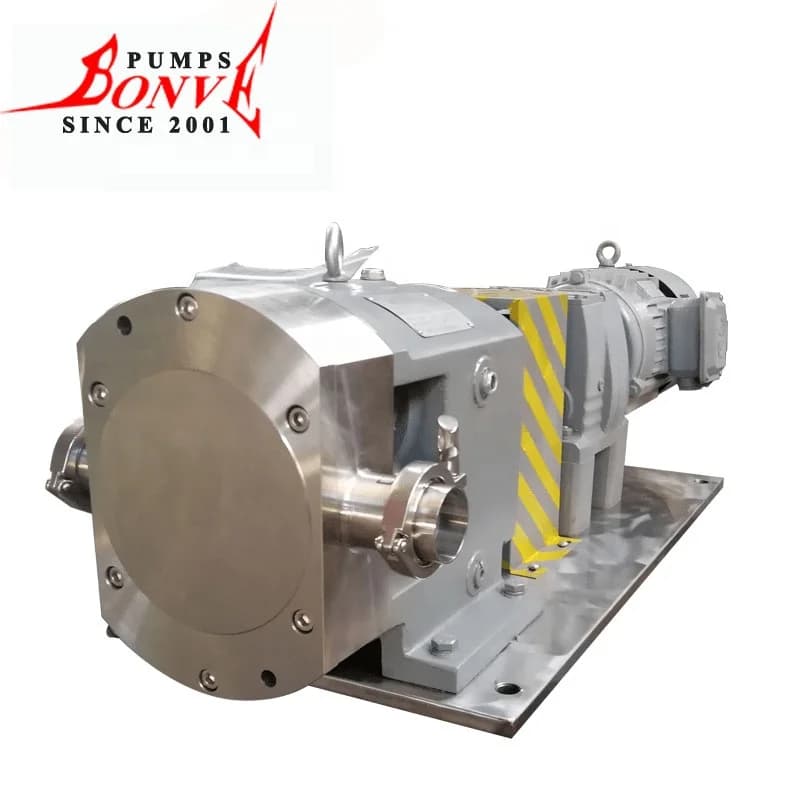 SS304/SS316 Stainless Steel Sanitary Inline Rotary Rotor Lobe//Liquid-Ring/Gear-Pump/Water-Pump with CE 3A