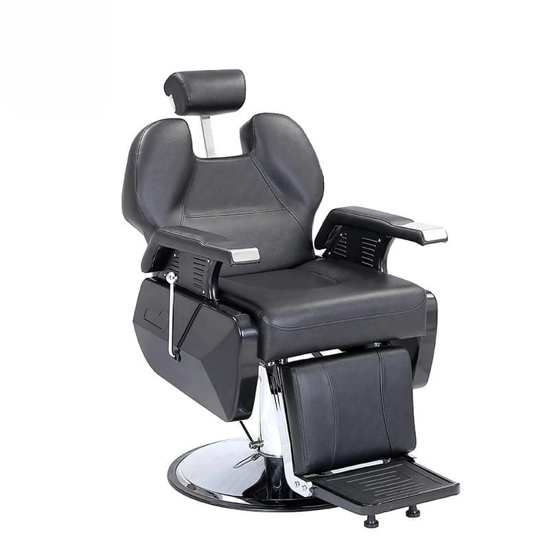 Hairdressing chair Hydraulic large pump chair Barber chair Thickened chassis can be rotated and put down