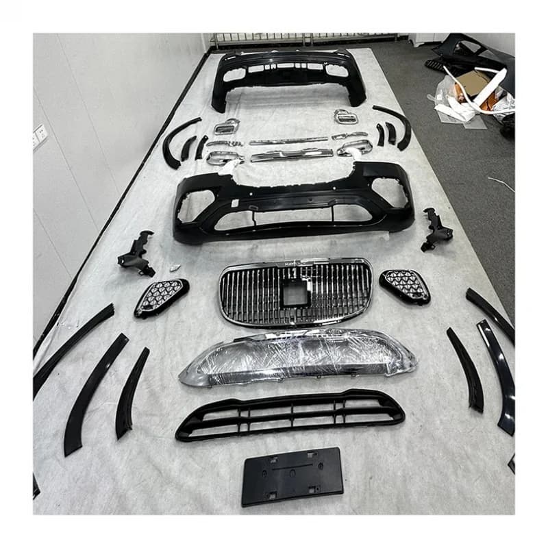 Car Body Kit Bumper  For 24 167 GLS s Front And Rear  With Grille     Diffuser