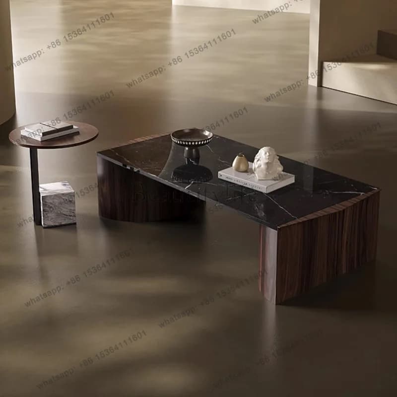 Nordic Creative Marble Coffee Tables Modern Minimalist Living Room Center Coffee Tables Minimalist Designer Home Furniture FYCT