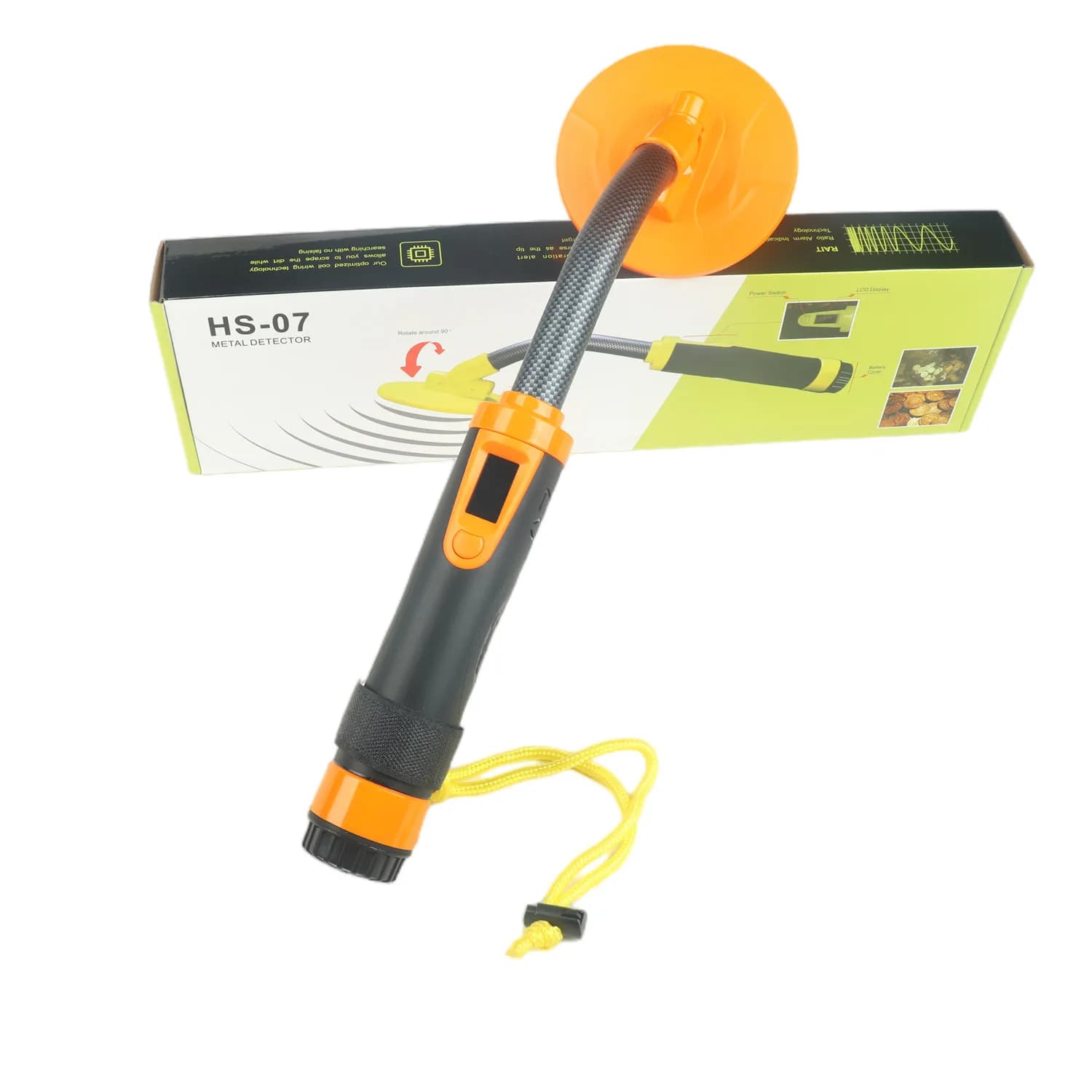 Waterproof Metal Detector Powerful High Depth Pinpointer Gold Detector Underwater Location Device Three Modes LCD Indicate Hunte