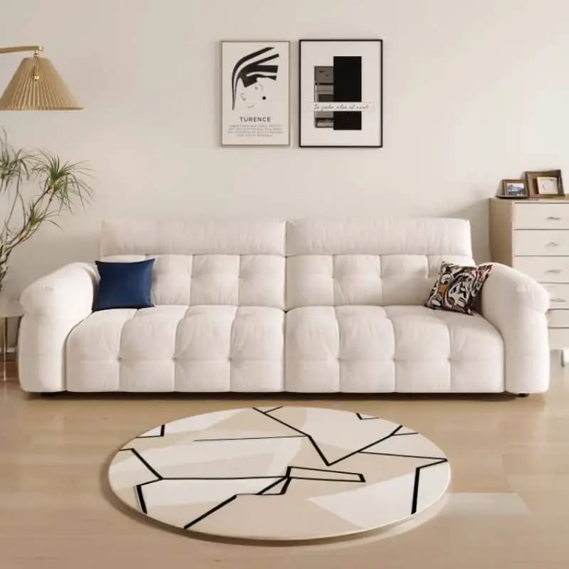 Sets Velvet Living Room Sofas White Three Seater Big Luxury Living Room Sofas Sectional Electric Divani Per Soggiorno Furniture