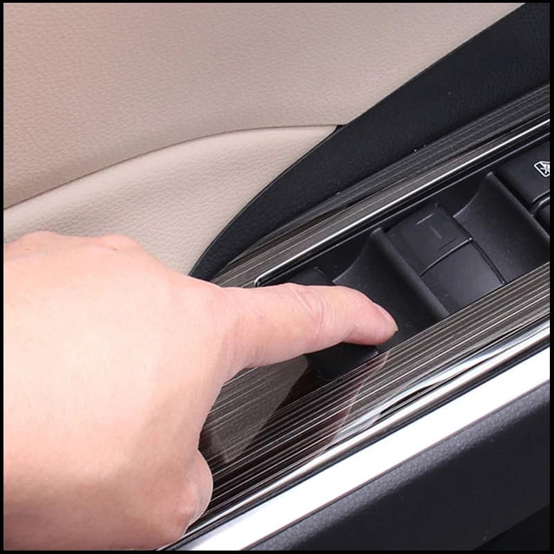 Car Styling For Toyota RAV4 RAV 4 2019 2020 Door Window Glass Lift Switch Button Panel Cover Trim Decoration Auto Accessories