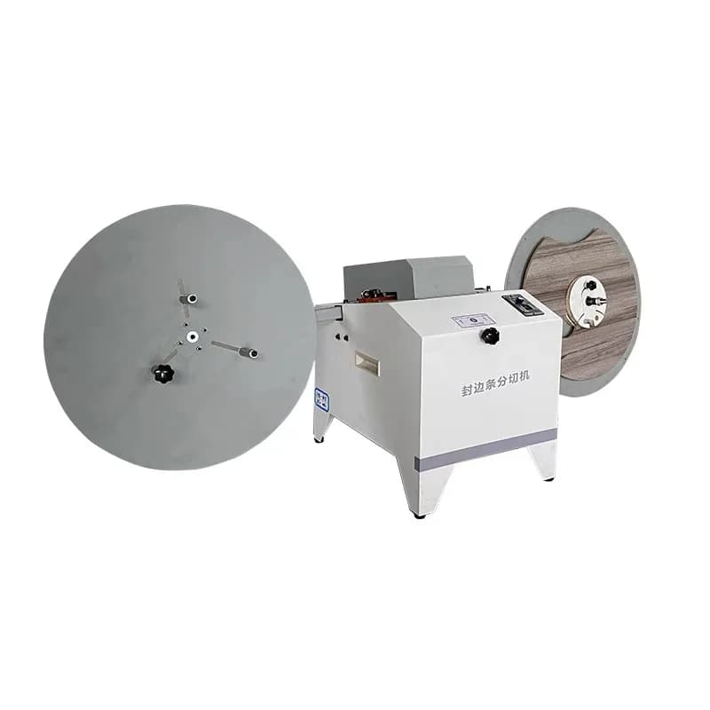Vertical Motor-Driven Edge Banding Strip Slitting Machine High Efficiency