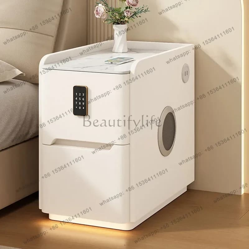 Storage Luxury Bedside Table Bedroom Drawers Corner Organizer Coffee Nightstand Decor Comfortable Criado