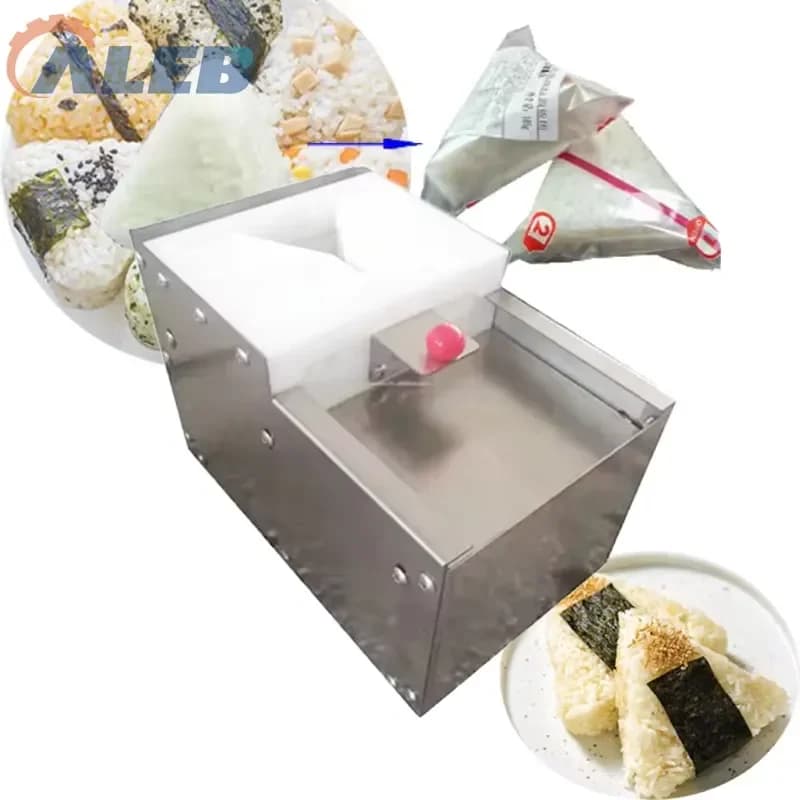 YWM Certificate High Speed Onigiri Packing Machine Rice Ball Wrapper Machine for Food Processing Enterprise