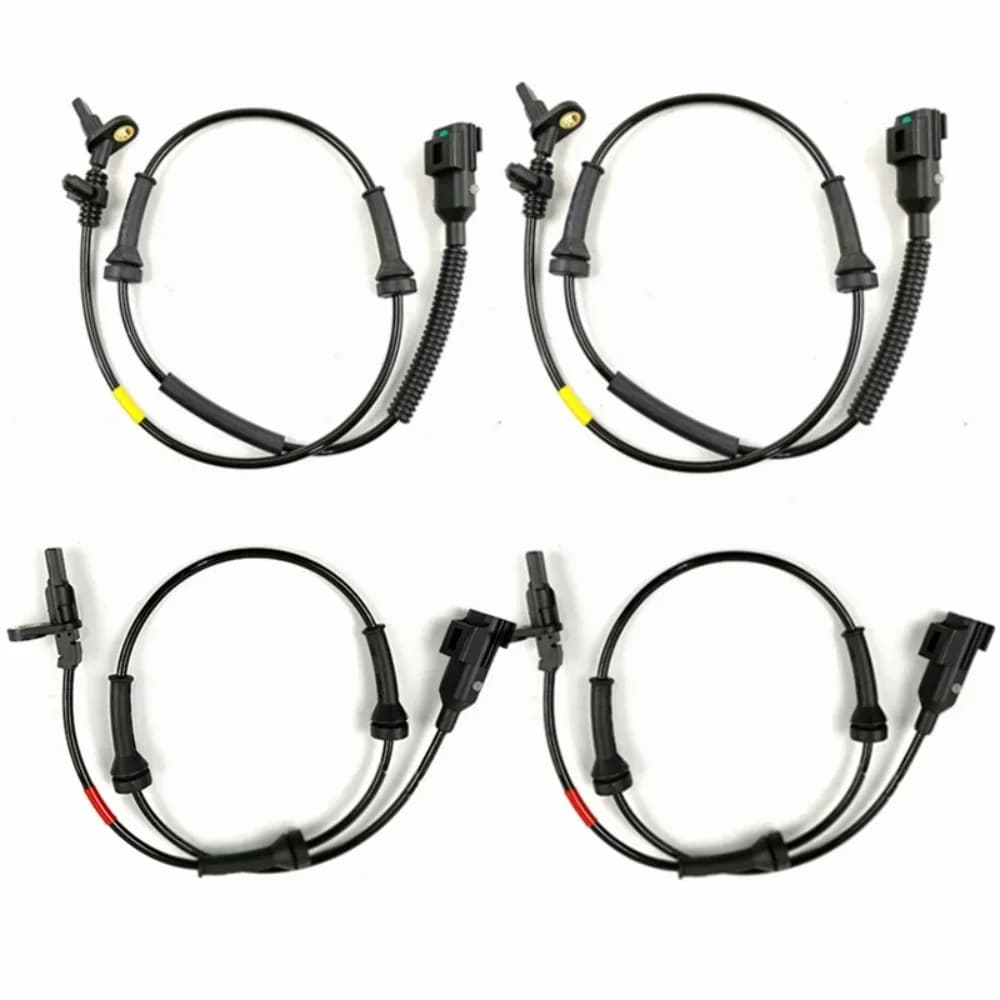 4 Pcs Front & Rear ABS Wheel Speed Sensor LR024202 LR066868 For LAND RANGE ROVER EVOQUE DISCOVERY SPORT