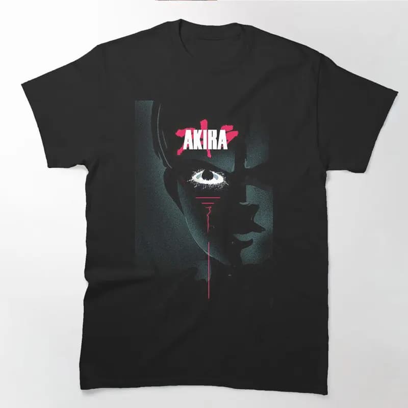 Akira Cyberpunk City Explosion Anime Gift T‑Shirt 0807 Retro Sci‑Fi Manga Graphic Tee Shotaro Kaneda Neo‑Tokyo Unisex Streetwear