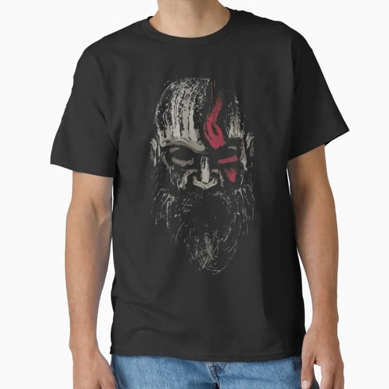 God Of War godofwar kratos gow sparta Spartan warrior ancient greece this is sparta T Shirt for men Large size Adult tops S-6XL