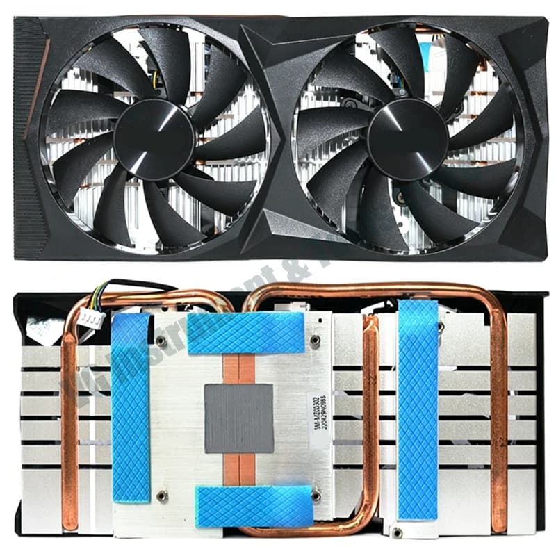 Suitable for ZOTAC Destroyer HA GPU Cooler, Fits GTX1660/1660S/1660Ti RTX2060S, 58mm Mount Hole Spacing