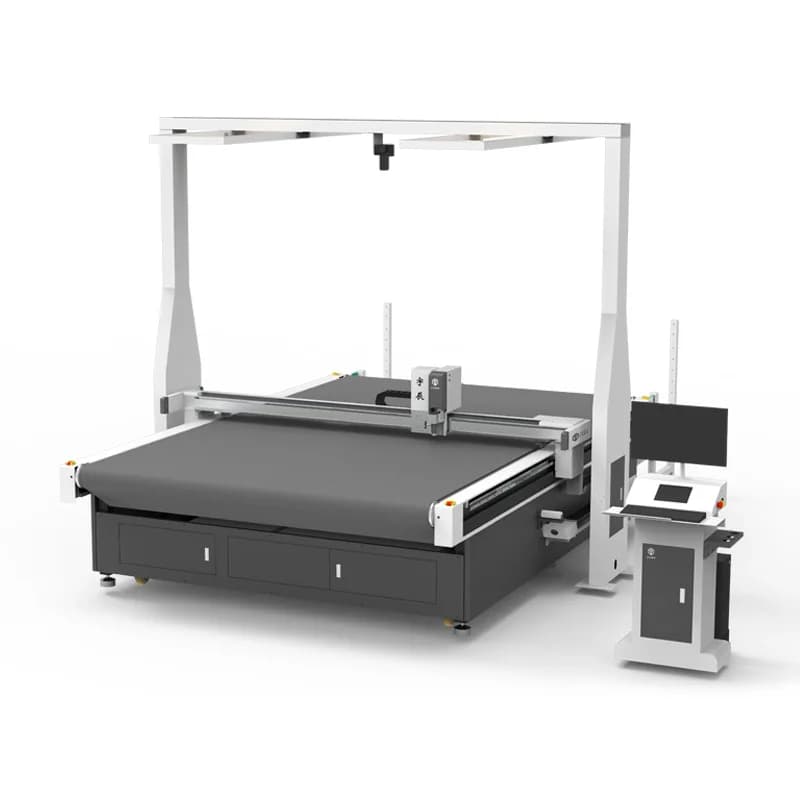 PVC table mat cutting machine, printed tablecloth soft glass cutting machine PVC table cloth vibration cutting machine