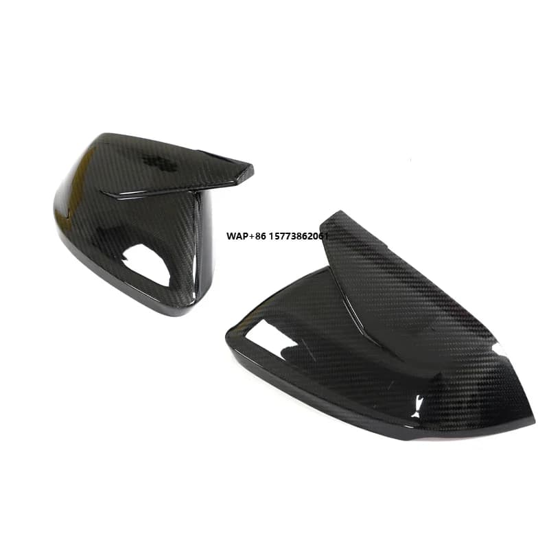 Dry Carbon Fiber Mirror Covers Car Accessories for Urus for  Q8 2018-2021 Stick Style