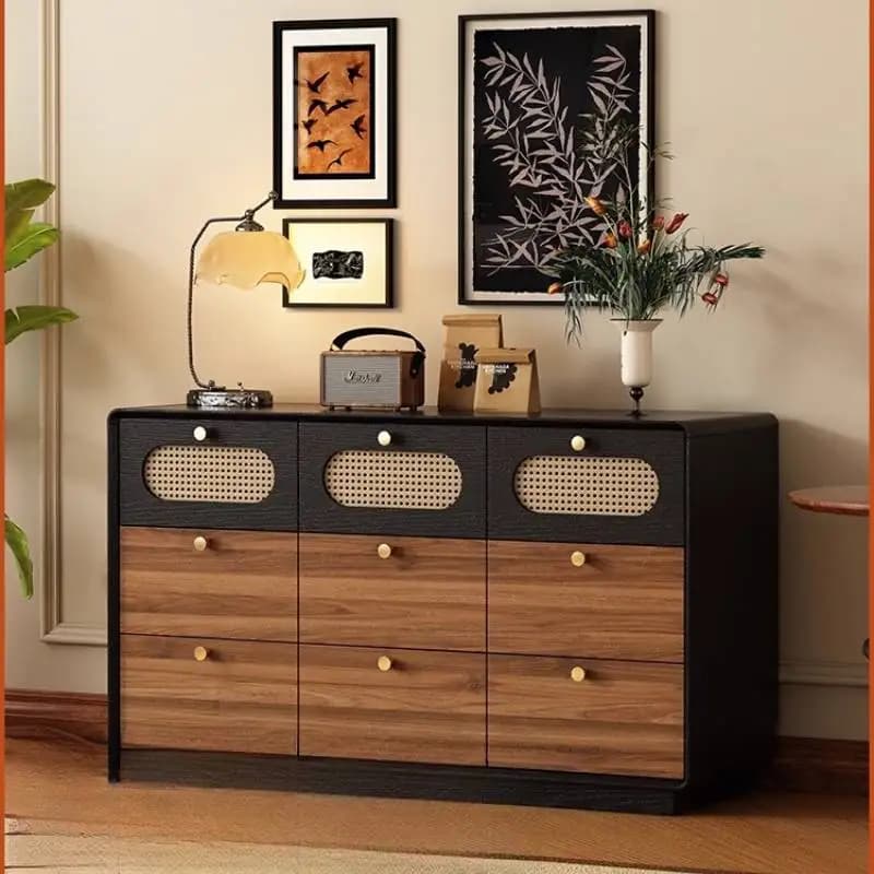 Dark Storage Living Room Cabinets Black Beauty Space Saving Living Room Cabinets Drawers Nordic Szafki Do Salonu Furniture Home