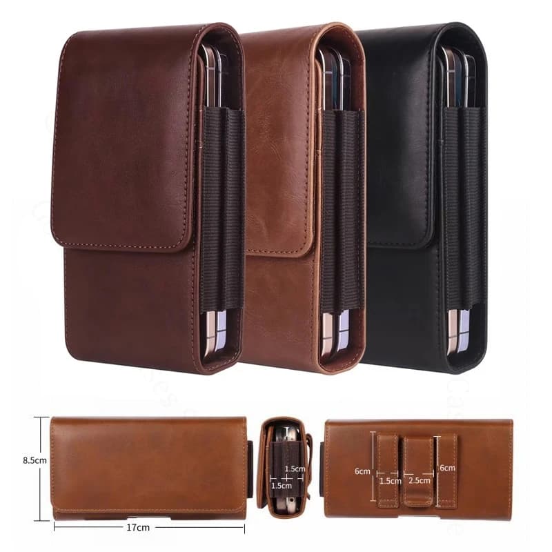 Wallet Case Magnetic Phone Pouch For Poco F9 Ultra F8 Pro Leather Pocket Waist Phone Holder Bag POCO F9 Pro F7 F8 Ultra F6 F5 F4