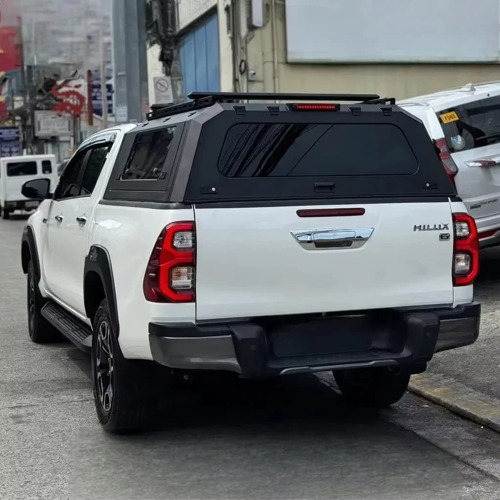 4X4 Accessories Aluminum Leakproof Pickup Truck Cap Hardtop Bed Topper for Hilux GR Sport SR5 - 4X4 Canopy Pickup Truck Caps
