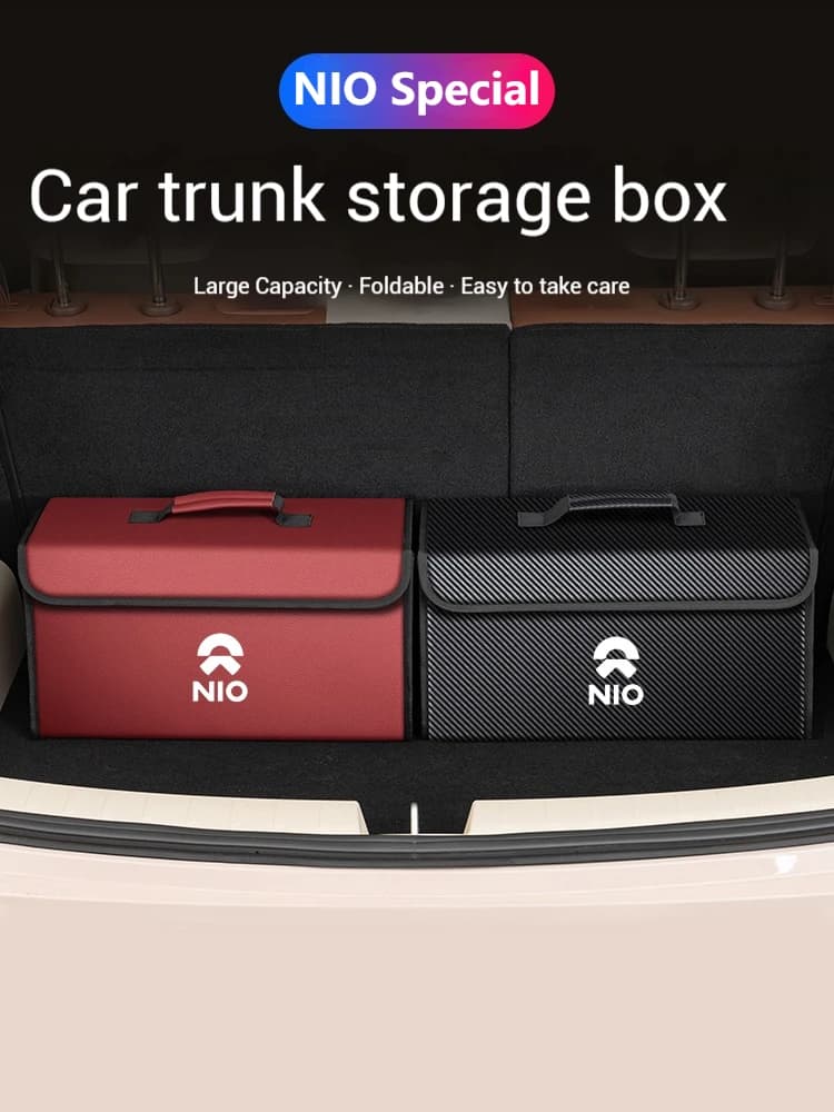 Car Trunk Storage Box Organizer Foldable Stowing Tidying Container Bag For NIO ET5 ES6 EC6 ES8 EC7 ET9 ET7 ES7 EVE EP9 ET5T