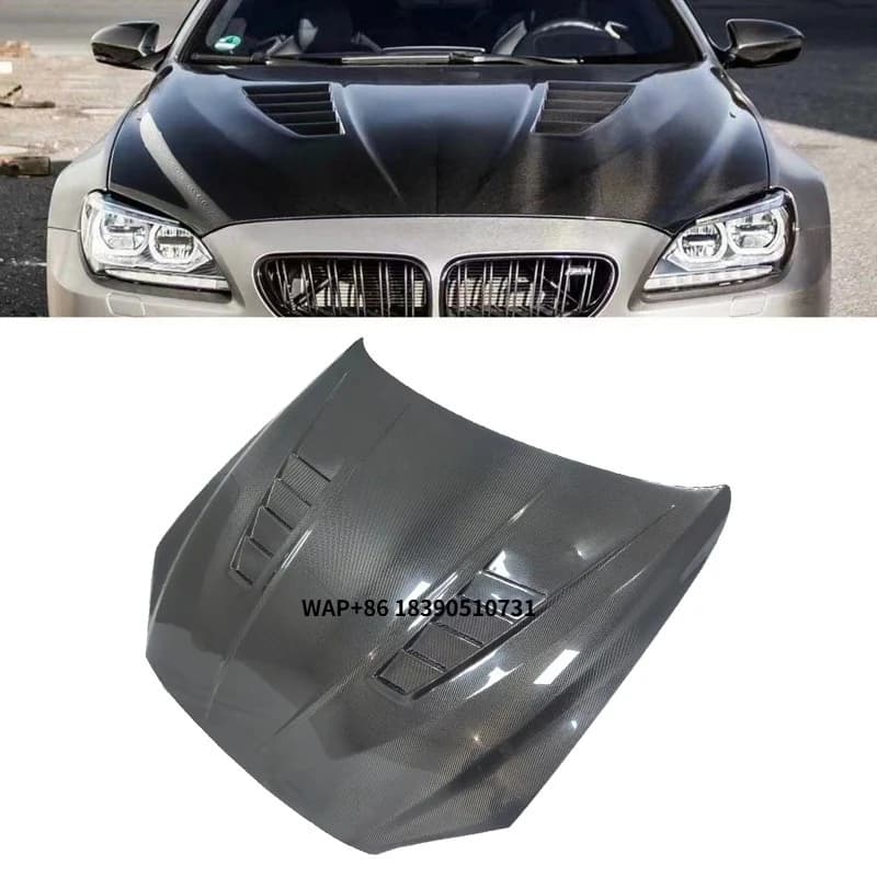 F06 F12 Carbon Fiber Hood M6 Carbon Fiber Hood for the 6 Series F06 M6