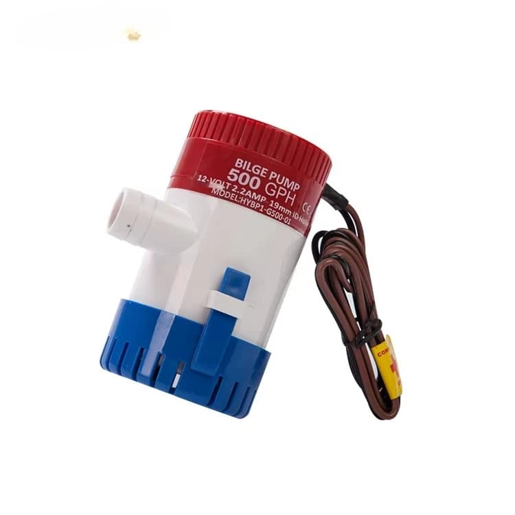 P350-12 12 Volt DC 350GPH Anti-Airlock Protection Marine Boat Electric Portable Submersible Bilge Pump