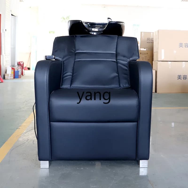 LTT simple semi-reclining flush bed barber shop flush bed for hair and beauty
