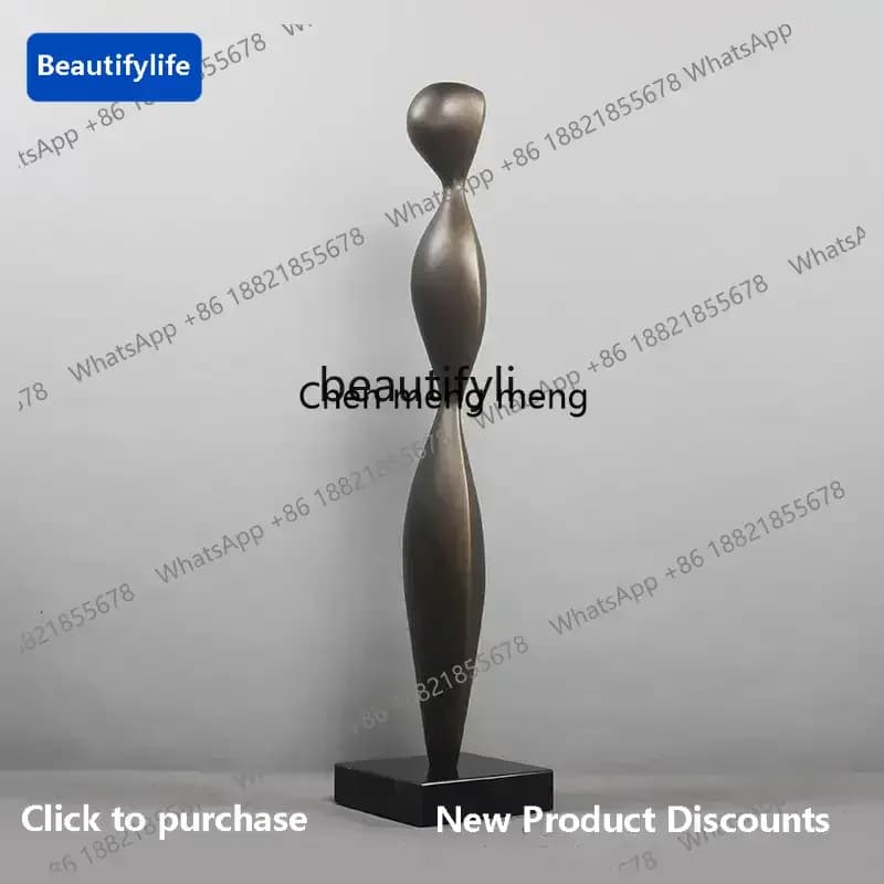 183Abstract art sculpture home jewelry hotel decoration porch display, sales office living room light luxury ornaments6005