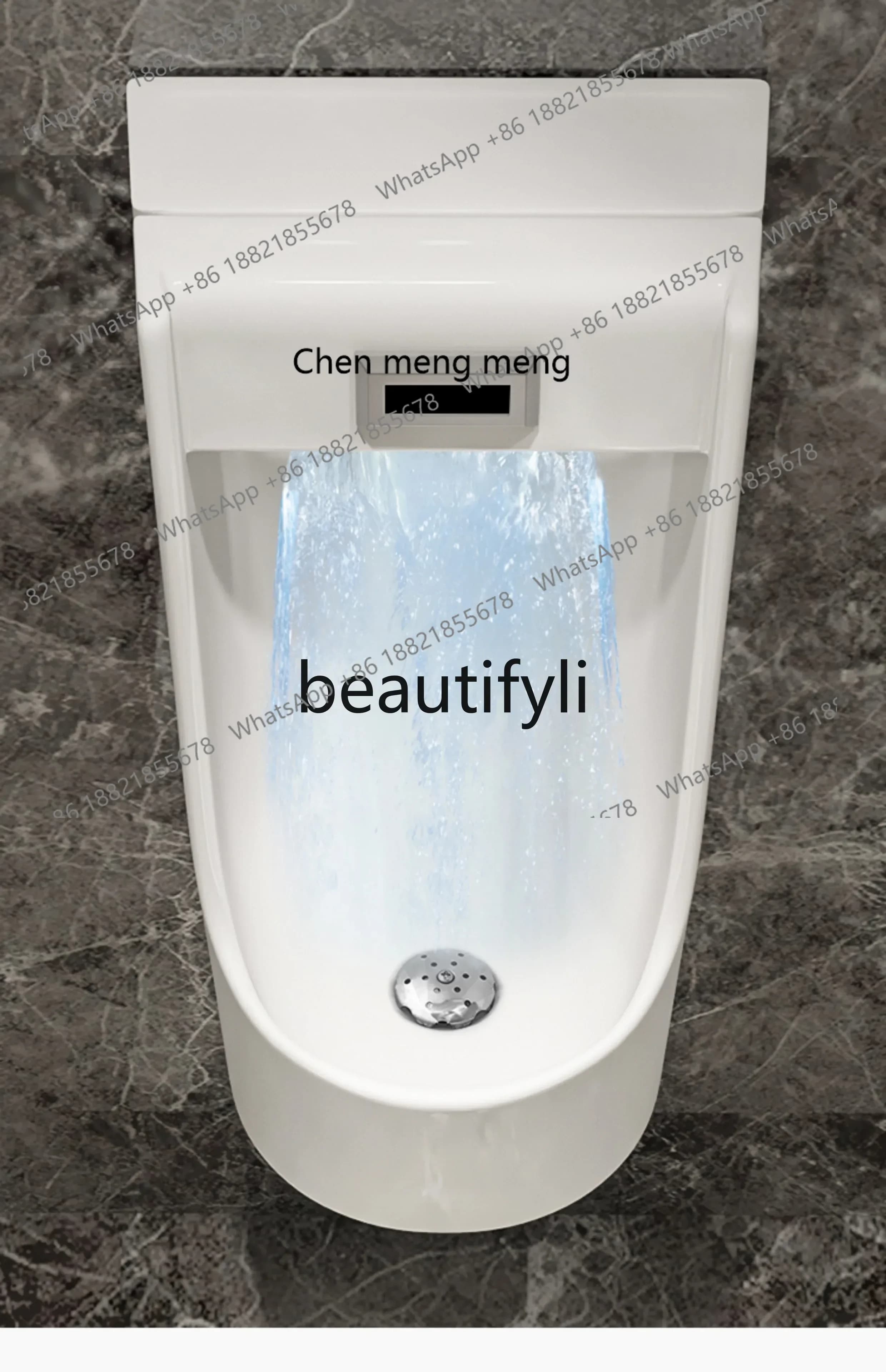 B178 Household wall-mounted urinal Intelligent sensor urinal Wall-mounted men's ceramic urinal