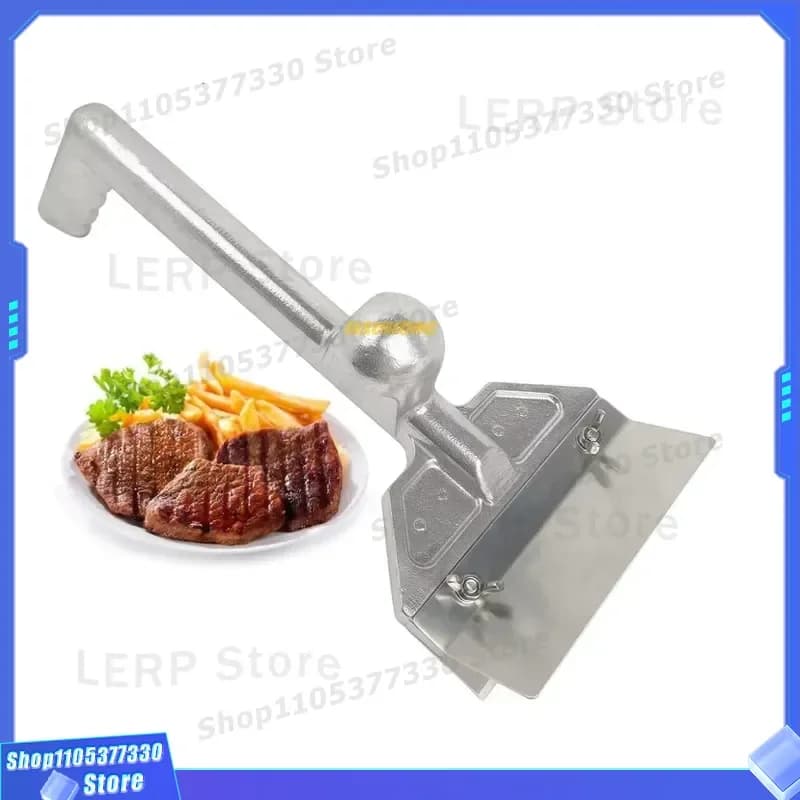 Heavy Duty Metal Grill Scraper Long Handle Commercial Grade Cleaning Tool for Restaurant Kitchen BBQ Pan Maintenance Kit