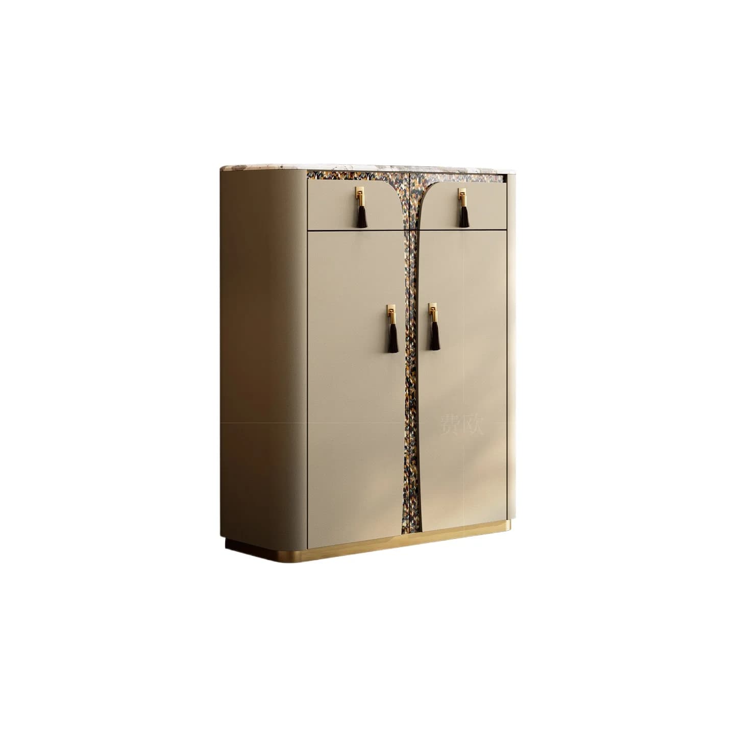 LMM high-end light luxury shoe cabinet household foyer storage shoe rack fashion entrance cabinet