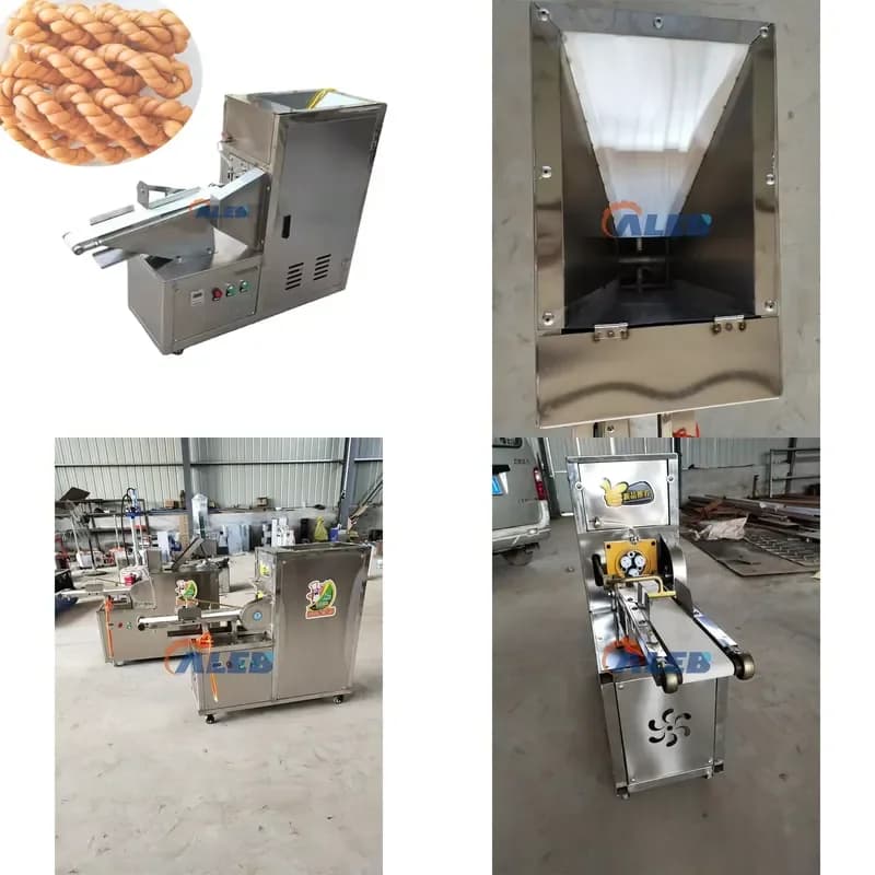 SFW Certificate Commercial Fried Dough Twist Machine 3/6/9 Strands Mahua Machine Soft Dough Twist Machine Crispy Twist Making