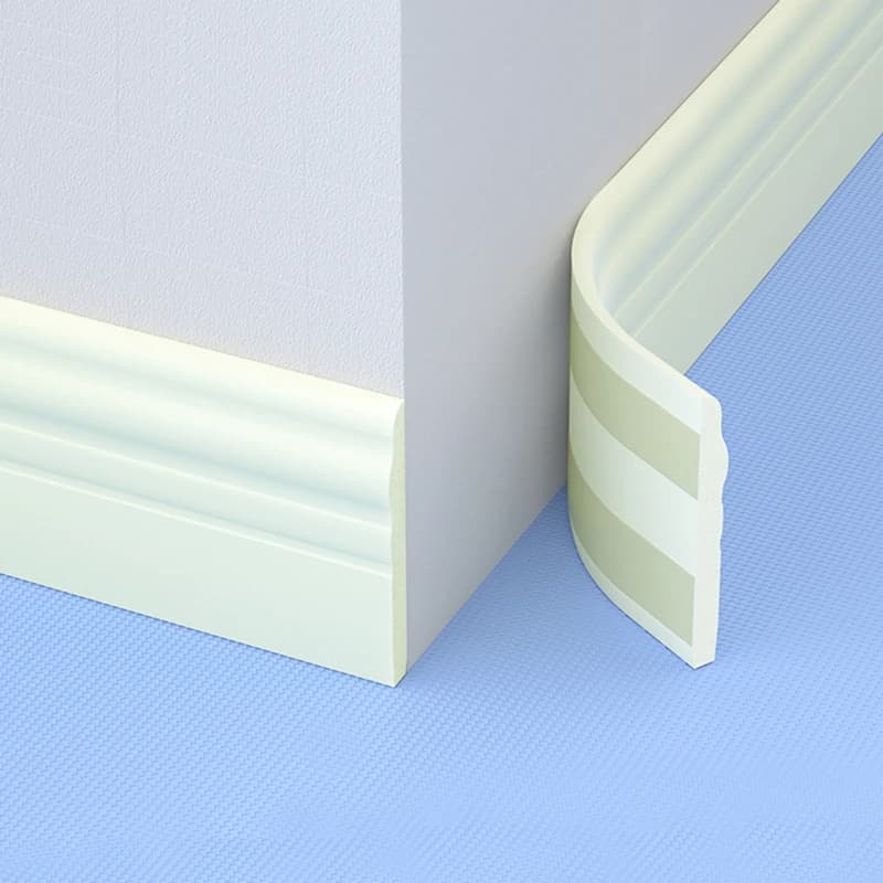 2M Soft Skirting Board Self-Adhesive Wall Sticker Kindergarten Wall Corner Floor Line Renovation Ugly Decoration Strip