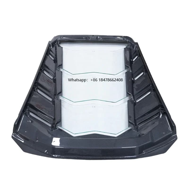 Car Parts Carbon Fiber Rear Trunk Hood for Huracan LP580 LP610 Carbon Fibre Car Rear Engine Cover