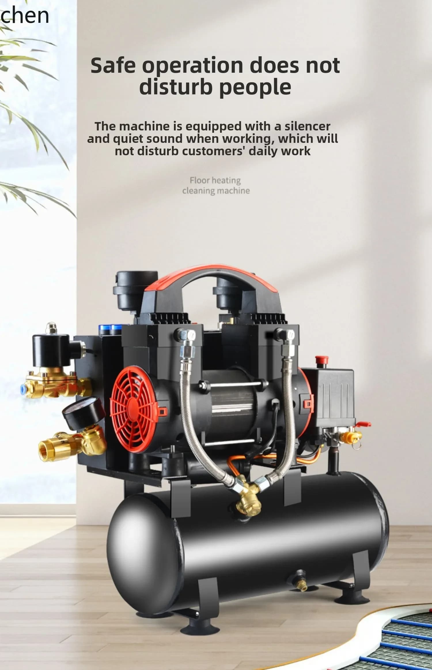 tap water pipe floor heating cleaning machine automatic multi-functional geothermal radiator pipe integrated machine