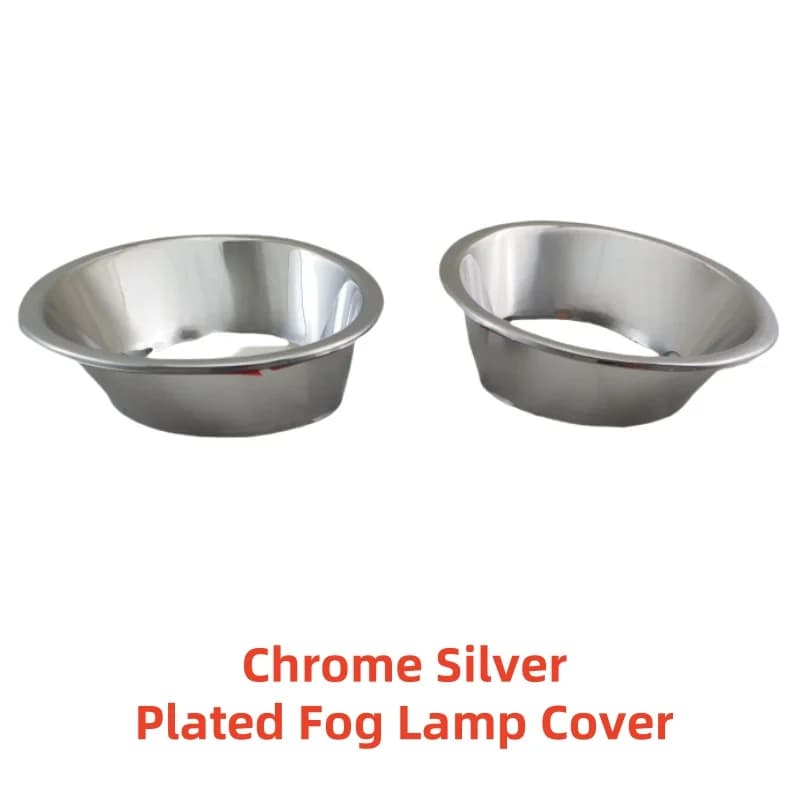 Car upgrade Chrome Silver Accessories Styling Plated Fog Lamp Cover Trim Paste Style For BMW X5 2002 2003 2004 2005 2006