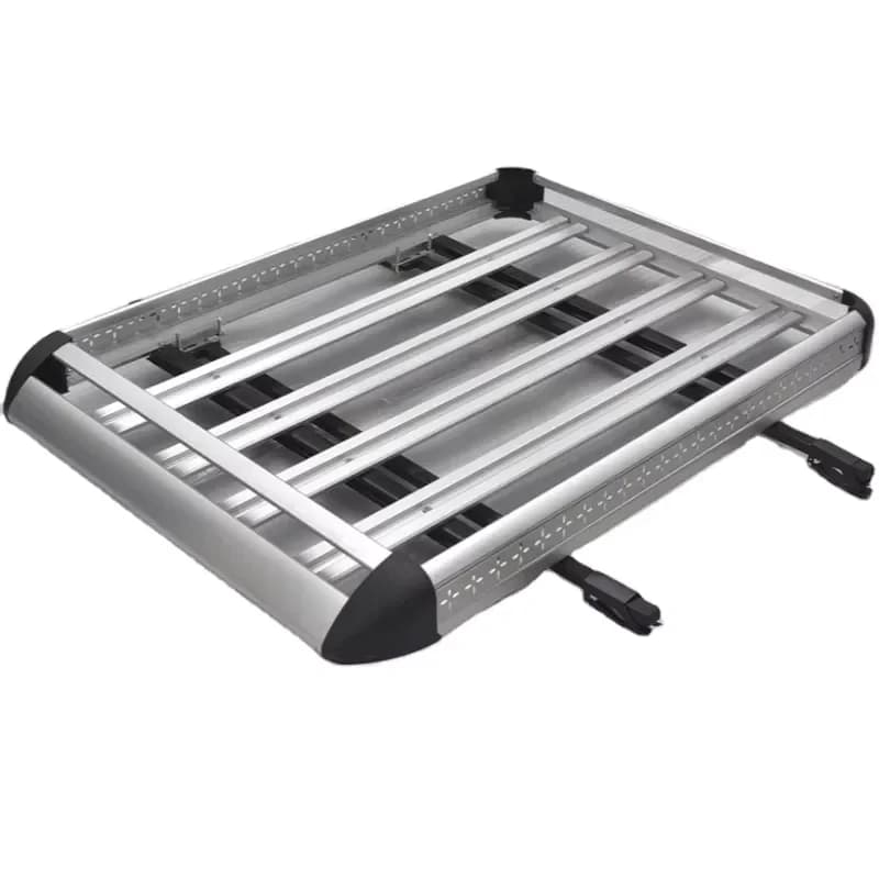 Universal Aluminum Roof Rack for 4x4 SUV Car Luggage Carrier Top Basket Heavy Duty Off Road Travel Storage Platform Wholesale