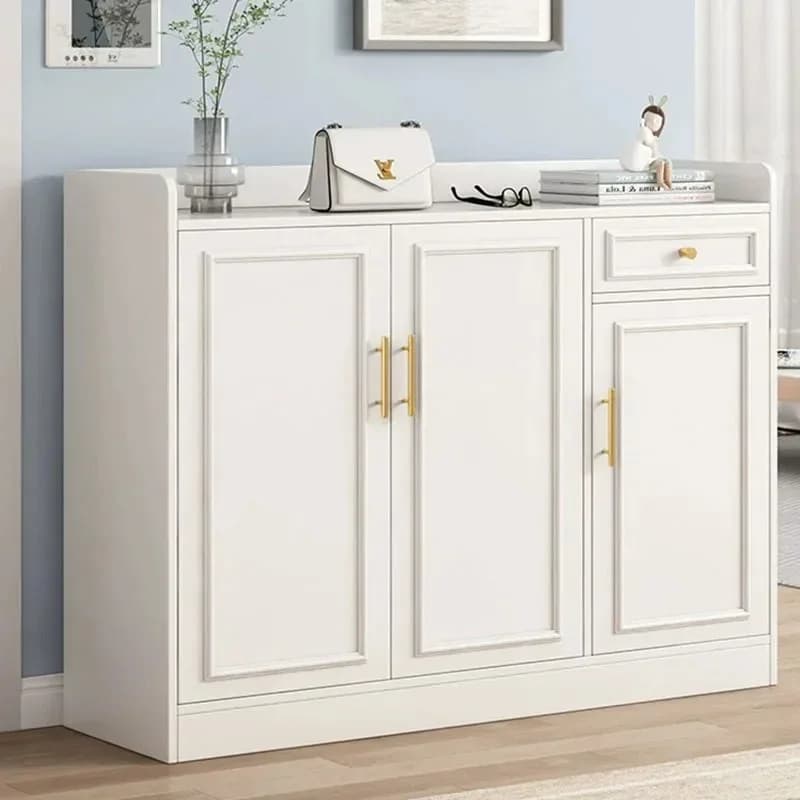 Vintage Hallway Shoe Cabinets Double Door Simple Waterproof Storage Shoe Cabinets Minimalist Storage Muebles Home Decoration