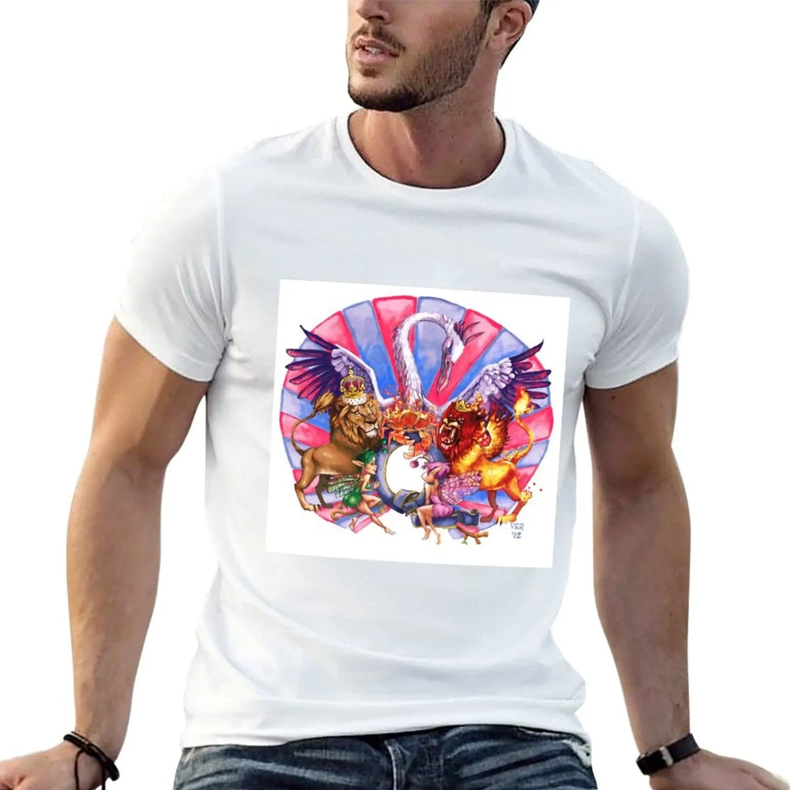 Queen A Night At the Opera T-Shirt man clothes designer shirts Men's cotton t-shirt