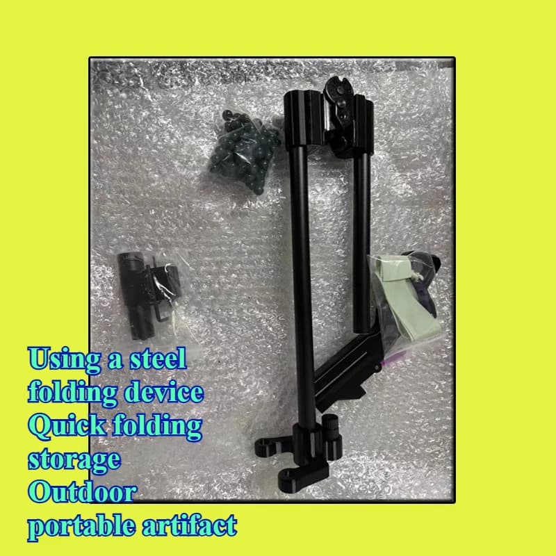 New EDC Folding Edition Auxiliary Rod Laser Red Dot Outdoor High Precision Flat Elastic Band Portable Storage