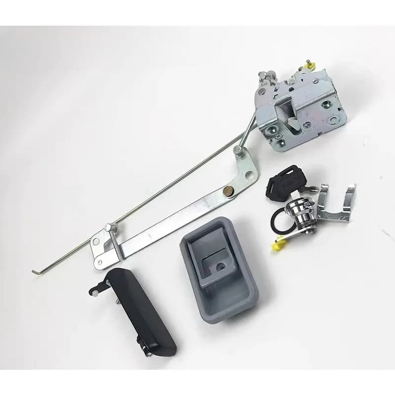 1set Cab Door Lock Assembly For Excavator Kobelco SK140 200 210 250 350-6E-8
