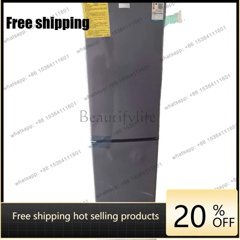 Zj. Household double door refrigerator 226 liters first-class refrigerator apartment soft freezing
