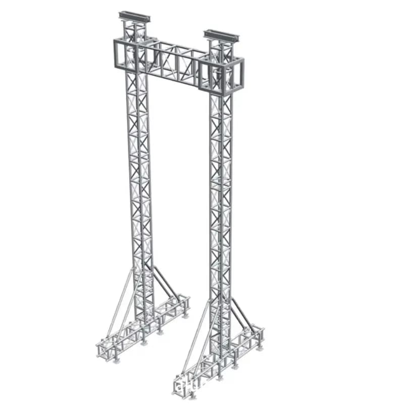 【High Quality】Aluminum Gate Structure Display Truss For Sound