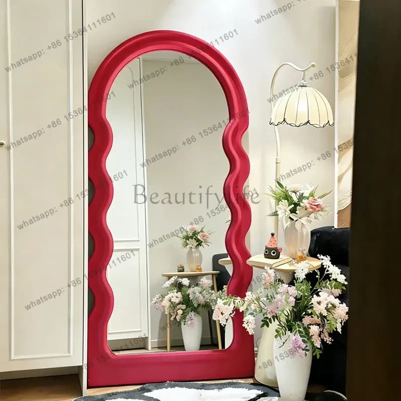 LD Bathroom Floor Mirror Standing Modern Moving Living Room   Funky Girls Men Long Mirror Luxury Espelhos Home Products