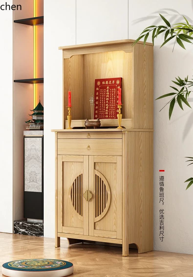 FZ Buddhist Shrine, Table Cabinet, Incense Table, New Chinese Shrine, Economical Buddhist Cabinet
