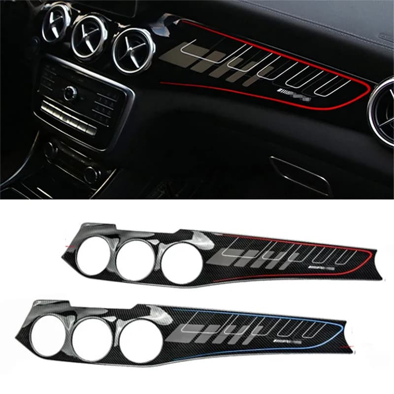 Instrument Panel Trim For Mercedes-Benz GLA CLA W176 W117 W156 Air Outlet Cover Instrument Trim Strip Central Control Panel