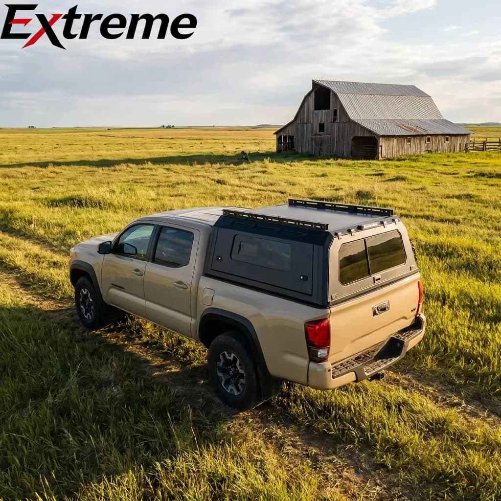 Customized Ford Series Pickup Trucks Manganese Steel Pickup Truck 4X4 Topper Cover Hardtop Canopy for Ford  6.1ft-6.5ft Bed Cap