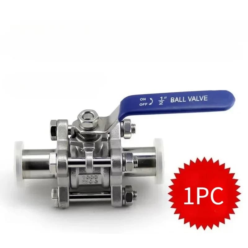 ISO-KF Vacuum Flange Ball Valve 304 Stainless Steel KF10 16 25 40 50 Manual Ball Valve Quick Connect Valve