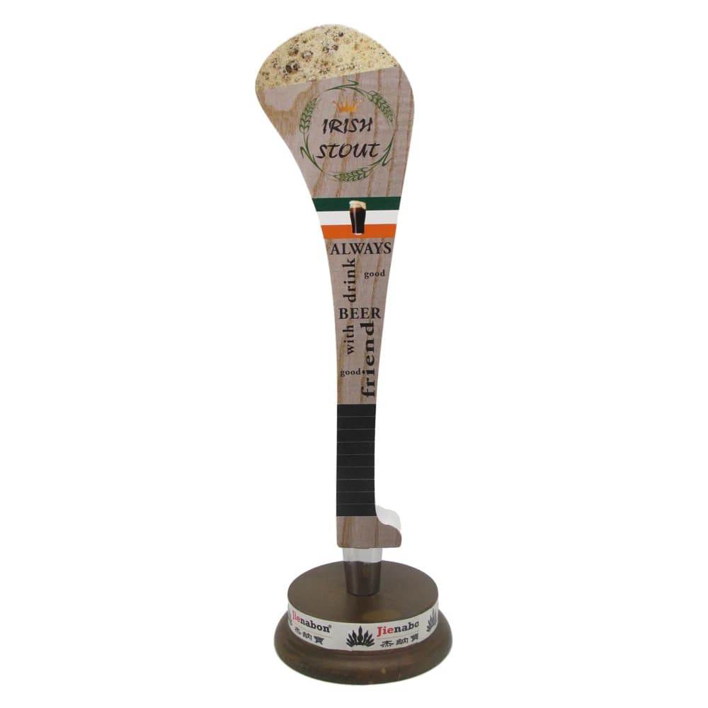 Barware Beverage Accessory Promotional Item Craft beer Keg System Collection Figure Ireland Hurling Stick Beer Tap Handle