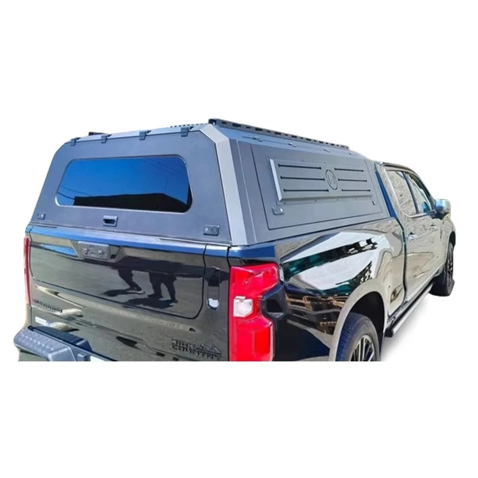 Customized 4X4 off Road Auto Accessories Hard Truck Canopy for Chevrolet Silverado 1500 2500 Aluminum Anti-rusted Rear Cover