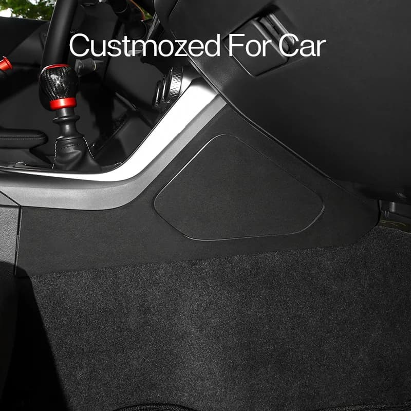 Soft Knee Cover Pads Stickers Car Center Console Anti Dirty Protection Pads Suede Styling Accessories For GR86 BRZ 2023 2022